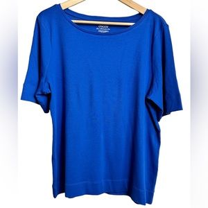 Chico’s Women’s Top The Ultimate Tee 100% Pima Cotton Size 3 (XL)